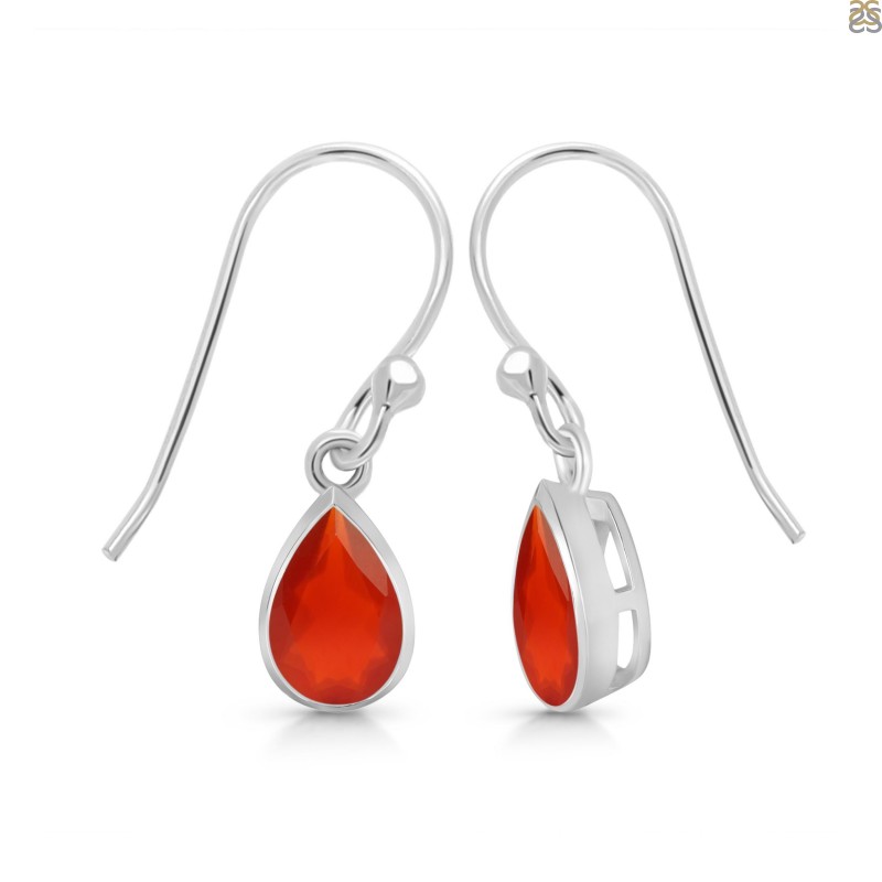 Red Onyx Earring