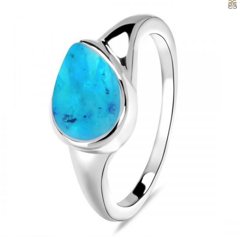 Baja Turquoise Ring - Size 6.5 – Hailee Money Jewelry