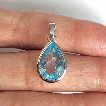 Blue Topaz Pendant