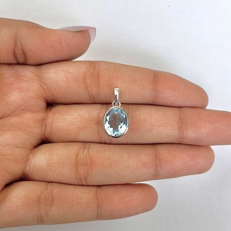 Blue Topaz Pendant