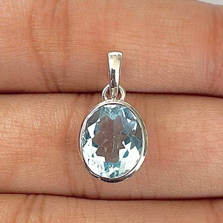 Blue Topaz Pendant