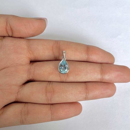 Blue Topaz Pendant