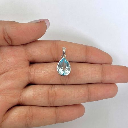 Blue Topaz Pendant