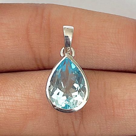 Blue Topaz Pendant