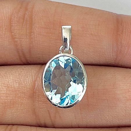 Blue Topaz Pendant