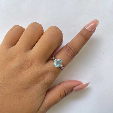 Blue Topaz Ring
