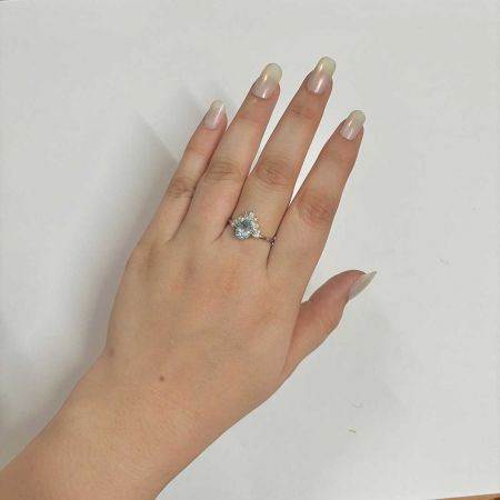 Blue Topaz Ring