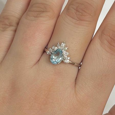 Blue Topaz Ring