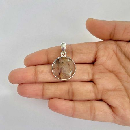 Golden Rutile Pendant