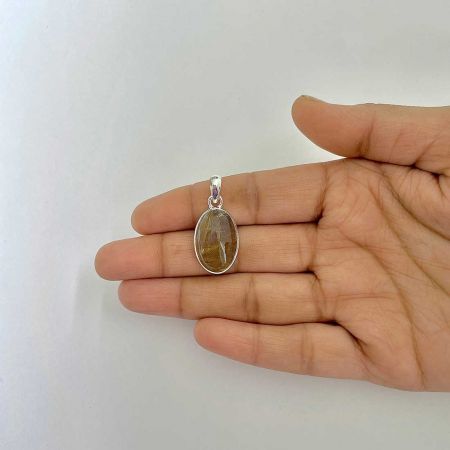 Golden Rutile Pendant