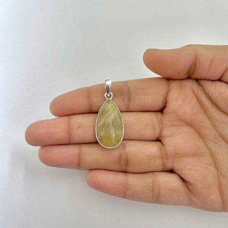 Golden Rutile Pendant