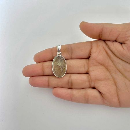 Golden Rutile Pendant