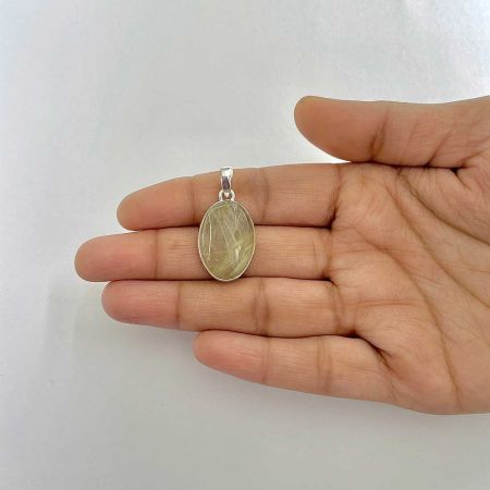 Golden Rutile Pendant