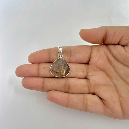 Golden Rutile Pendant