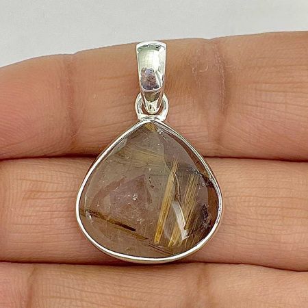 Golden Rutile Pendant