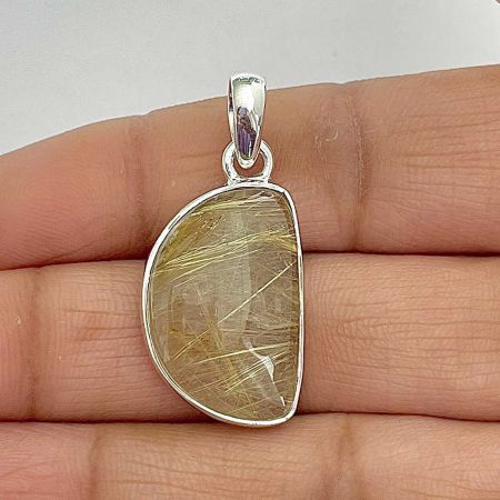 Golden Rutile Pendant