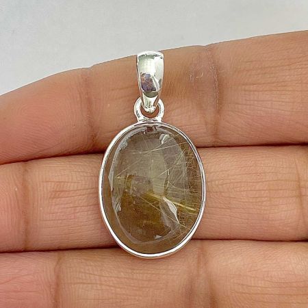 Golden Rutile Pendant