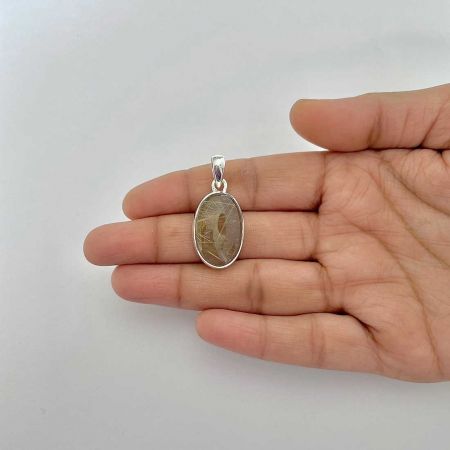 Golden Rutile Pendant