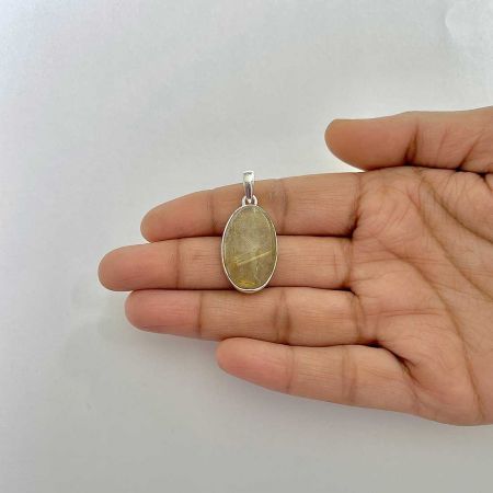 Golden Rutile Pendant