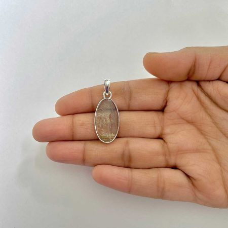 Golden Rutile Pendant