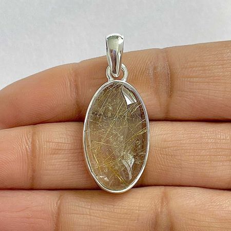 Golden Rutile Pendant