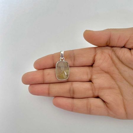 Golden Rutile Pendant