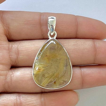 Golden Rutile Pendant