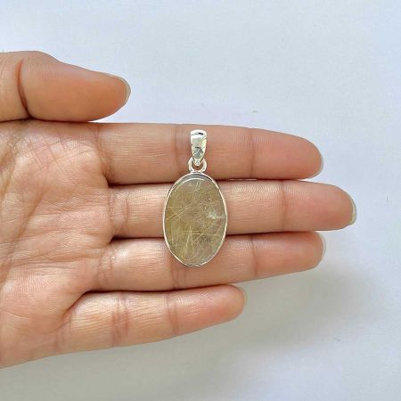Golden Rutile Pendant