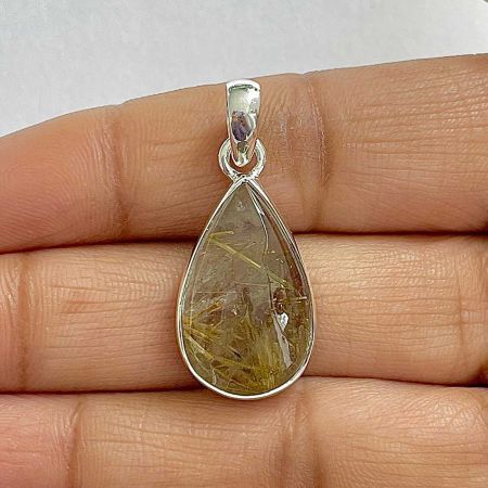 Golden Rutile Pendant