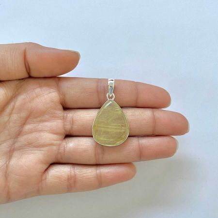 Golden Rutile Pendant