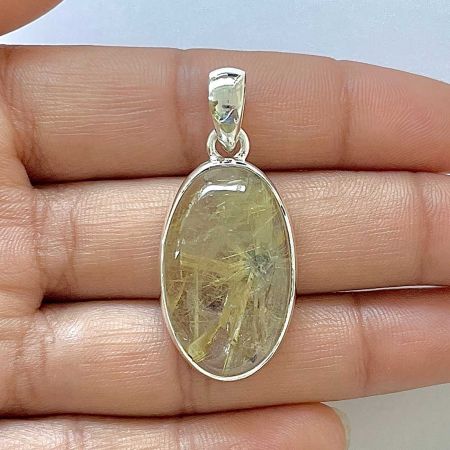 Golden Rutile Pendant