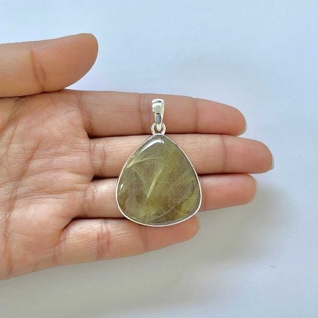 Golden Rutile Pendant