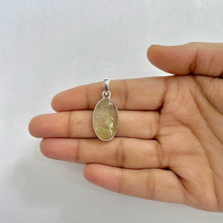 Golden Rutile Pendant