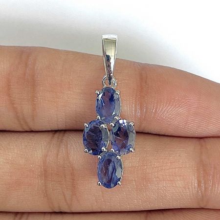 Iolite Pendant