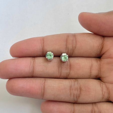 Kyanite (Green) Stud Earring
