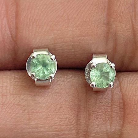 Kyanite (Green) Stud Earring