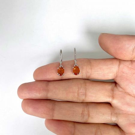 Kyanite (Orange) Earring