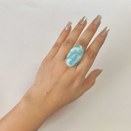 Larimar Ring