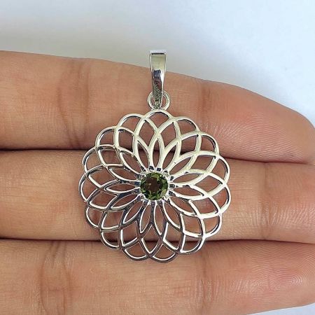 Moldavite Pendant