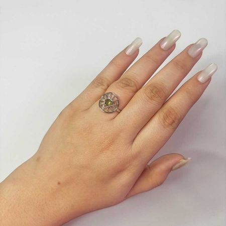Moldavite Ring