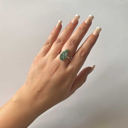 Uvarovite Ring