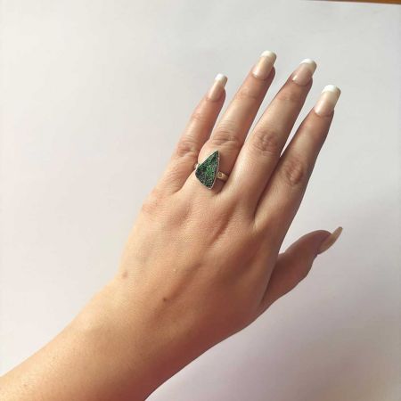 Uvarovite Ring