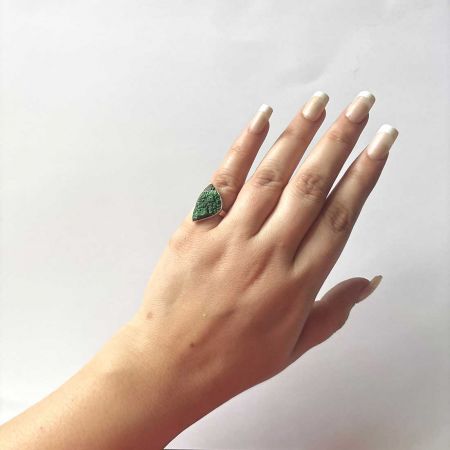 Uvarovite Ring