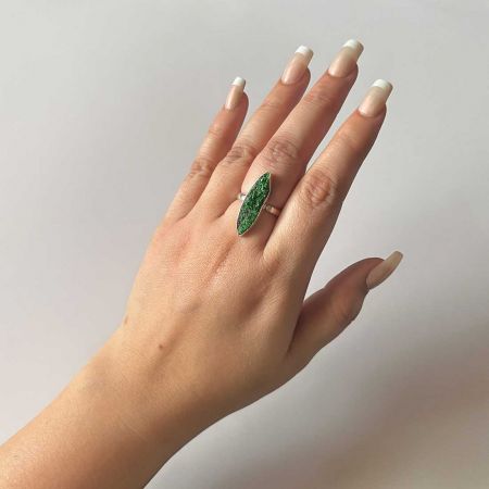 Uvarovite Ring