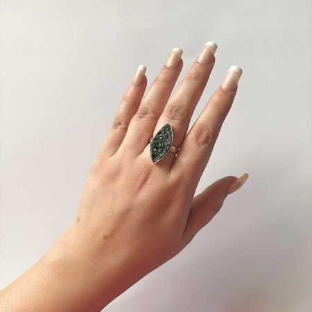 Uvarovite Ring