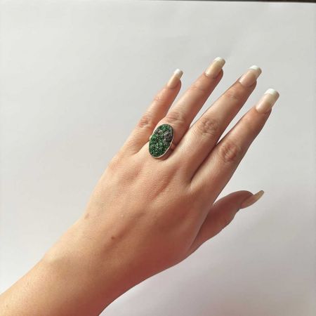 Uvarovite Ring