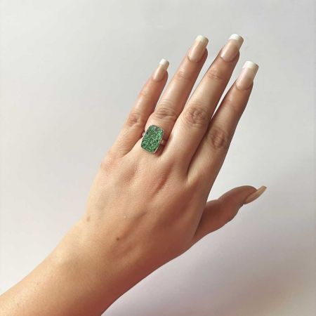Uvarovite Ring