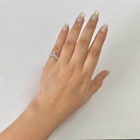 White Topaz Ring