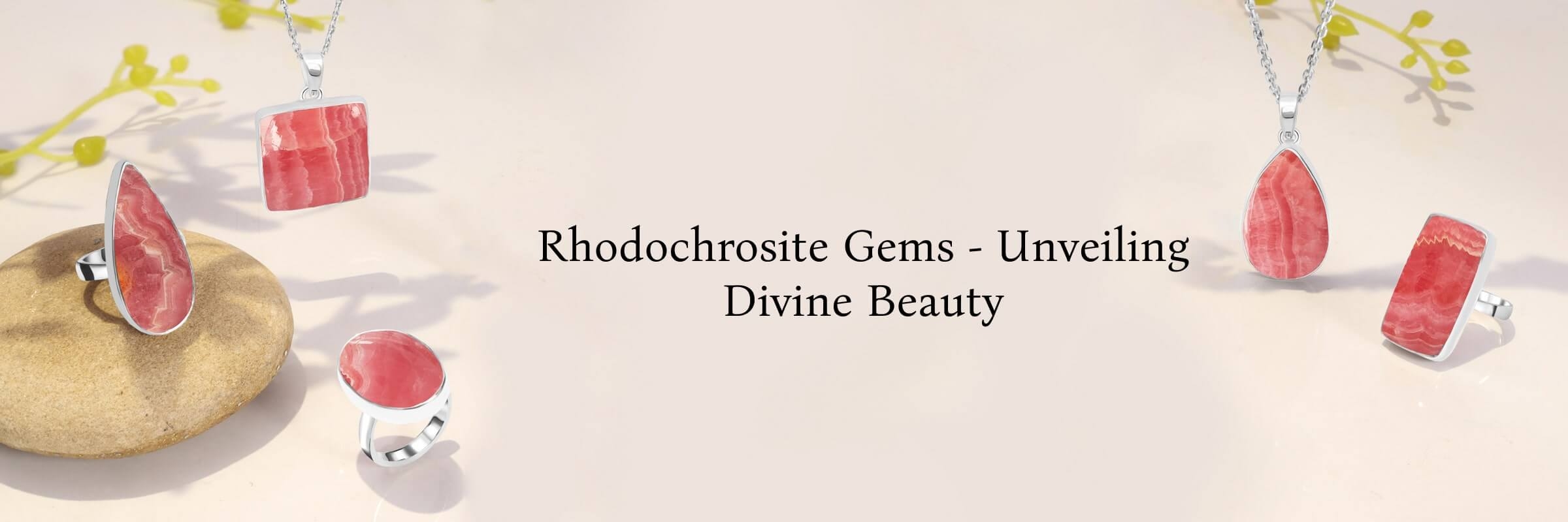 Celestial Crescents: Heavenly Rhodochrosite Jewelry for Divine Beauty