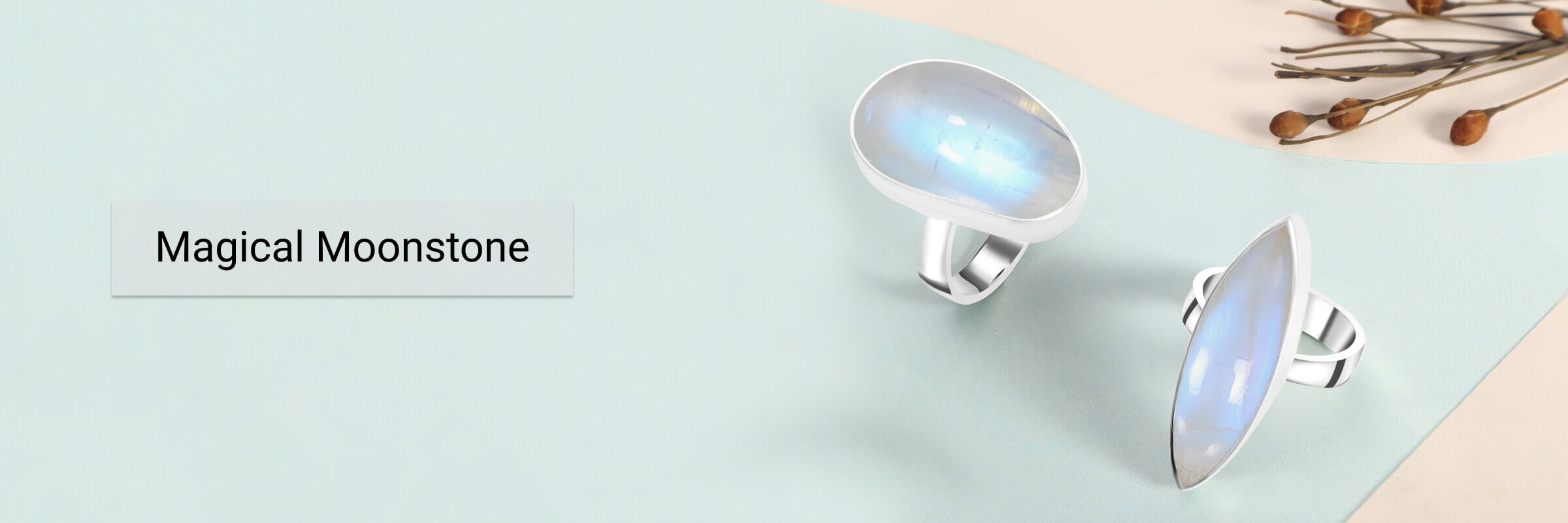 Moonstone ring